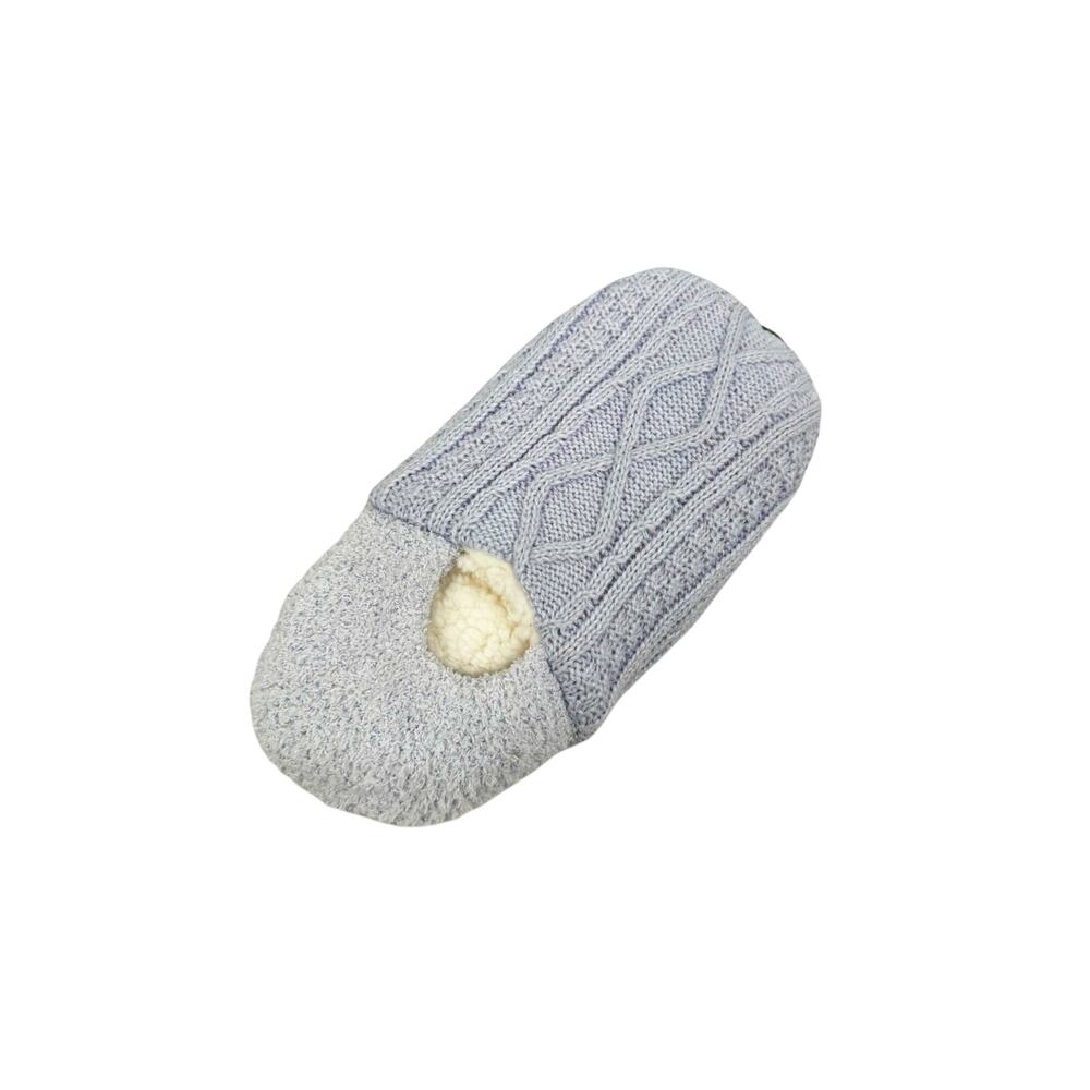 Northeast Outfitters Cozy Cabin Women's Diamond Knit Slippers S/M Blue